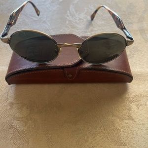 Van Gogh sunglasses with box (used) frame matte bronze temples tortoise vintage